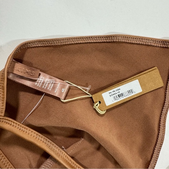 New DAMAGED Skims Swim Wet Jersey Triangle Bra Top - Picture 3 of 6